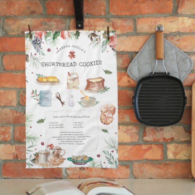 Kortbröd Recept Arv Te Väskor Kökshandduk (Skapare uppladdad)