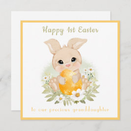 Kortbunny 1:a Påsk, dotterdotterdotter Påsk Kort