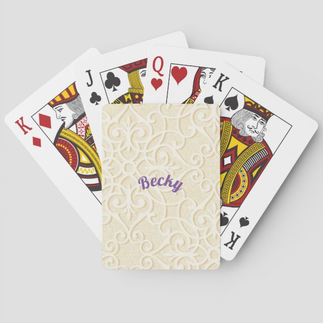 Kortens personlig casinokort (Baksidan)