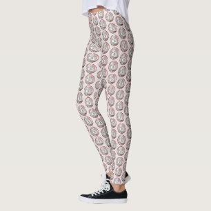 Korteshond Julvinter-målning - Hund Leggings