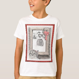 Korteshond Julvinter-målning - Hund T Shirt