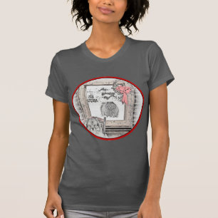 Korteshond Julvinter-målning - Hund T Shirt