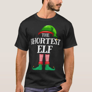 Kortest Elf Matching Family jul Pajama T Shirt