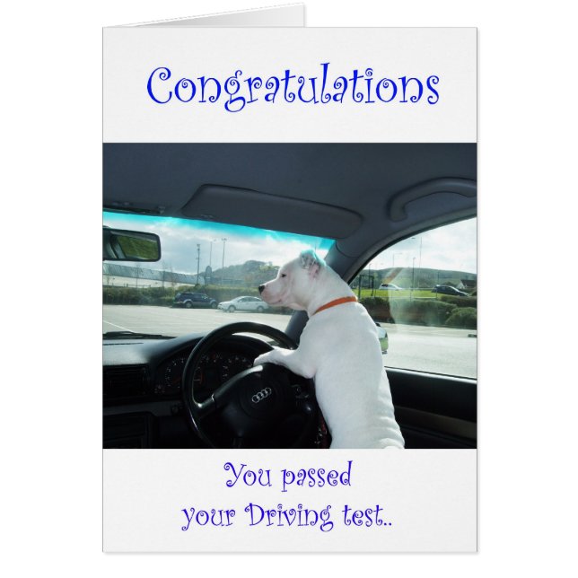 Körtest för rengöring hälsningskort (Framsidan)