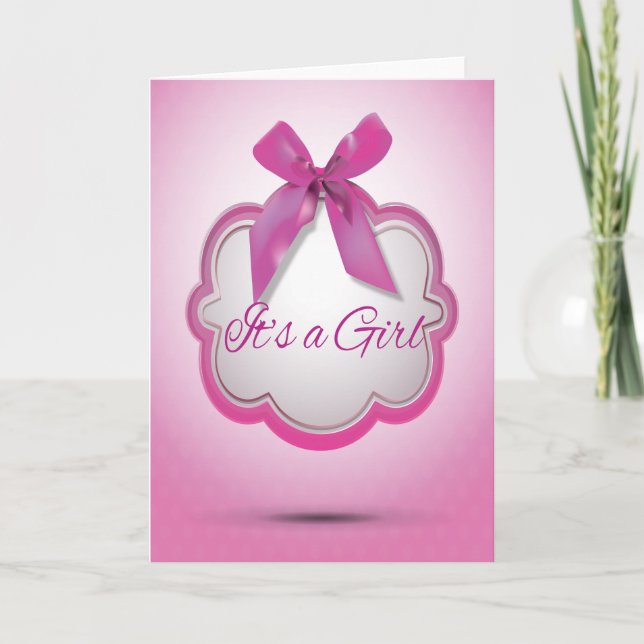 Kortet är en flicka. meddelande (Framsida)