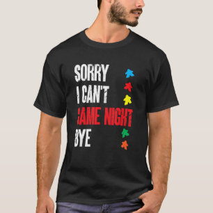 Kortet är tråkigt att jag inte kan spela kvällsmat t shirt