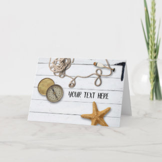 Kortet Beach house Foleting Card Kort