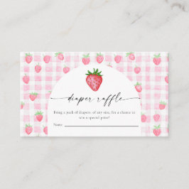 Kortet Berry Sweet Strawberry Bay Shower-hölje Tilläggskort