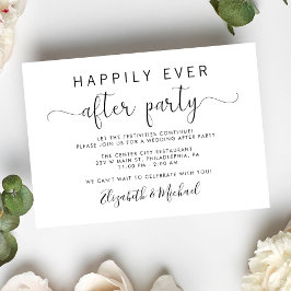 Kortet Bröllop efter partsinbjudan Tilläggskort