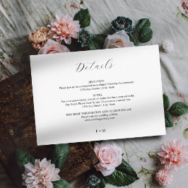 Kortet bröllop för kalligrafi av elegant tilläggskort