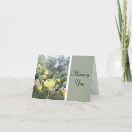 Kortet Cactus Note Card saknas Kort