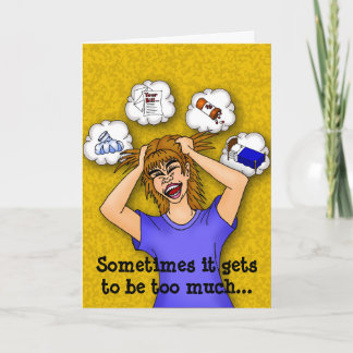 Kortet Caregiver-uppmuntran Kort