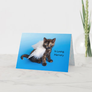 Kortet Cat Sympathy - i lyft minne Kort