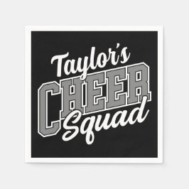 Kortet CheerLeader School Varsity Cheer Squad Pappersservett