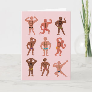 Kortet Chest Hair Birthday Greeting Konstig Kort