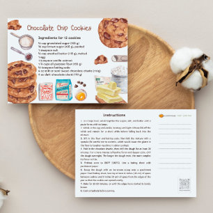 Kortet Chocolate Chip Cookies Recipe Vykort