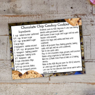 Kortet Chocolate Chip Cowboy Cookies Recipe Vykort