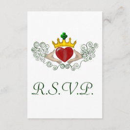 Kortet Claddagh R.S.V.P (Fullt) OSA Kort