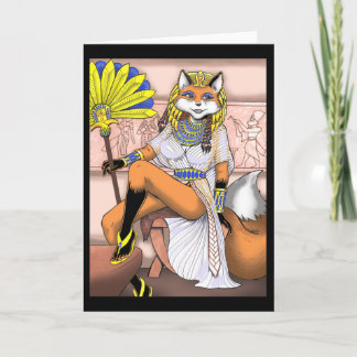 Kortet Cleopatra Greeting Card Kort