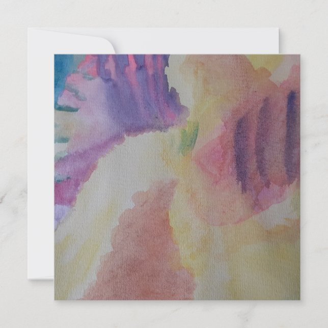 Kortet Coral Reef Abstrakt Art (Framsida)