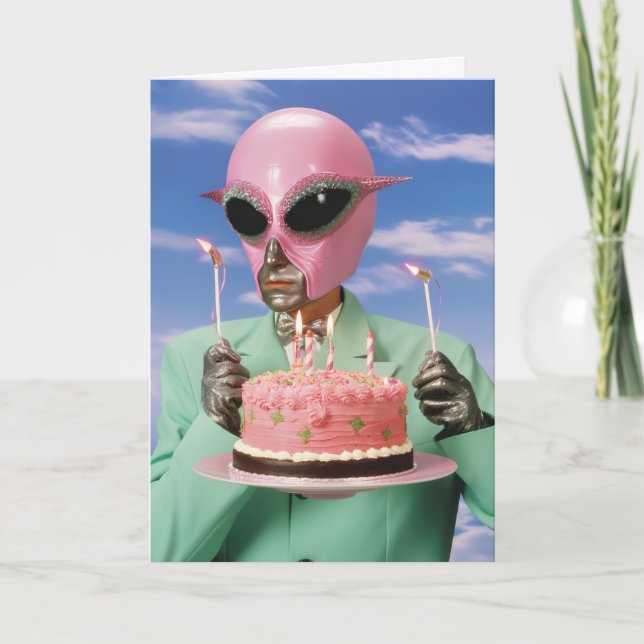 Kortet Cosmic Couture Birthday Card Kort (Framsida)