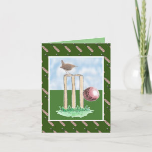 Kortet "Cricketers födelsedagskalender" Kort