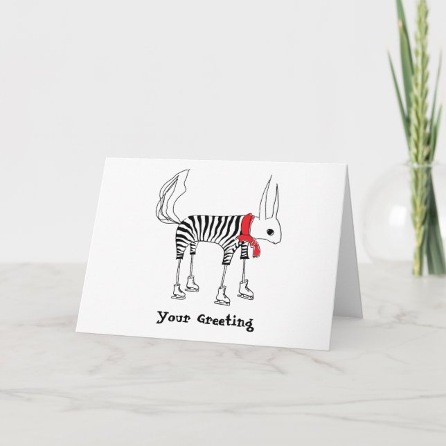 Kortet Cute Squirrel-hälsning Kort (Framsida)