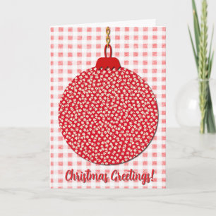 Kortet Cute Vintage Stil jul - Helgdag Kort