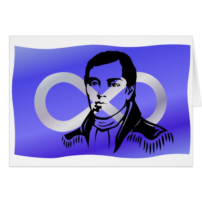 Kortet Cuthbert Grant Art Cards - Anpassa Hälsningskort (Framsidan Horizontal)