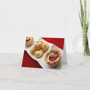 Kortet Desserts i bitans storlek Helgkort