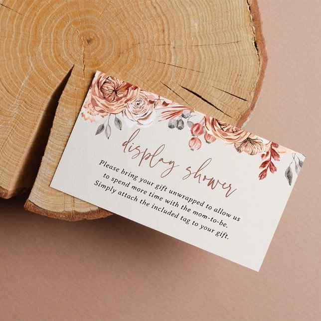 Kortet Fall Baby Shower-Visning för hölje Tilläggskort (Skapare uppladdad)