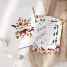 Kortet Fall Bride eller Groom-spelet är helt redig