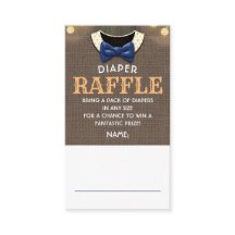 Kortet Fall Diaper Raffle Biljett