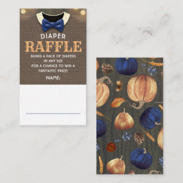 Kortet Fall Diaper Raffle Biljett Tilläggskort
