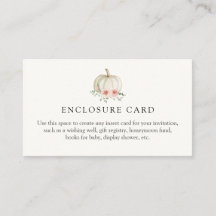 Kortet för Anpassningsbar med liten Rosa Pumpkin