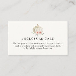 Kortet för Anpassningsbar med liten Rosa Pumpkin Tilläggskort