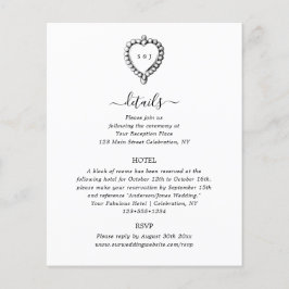 Kortet för antik svart och vit information