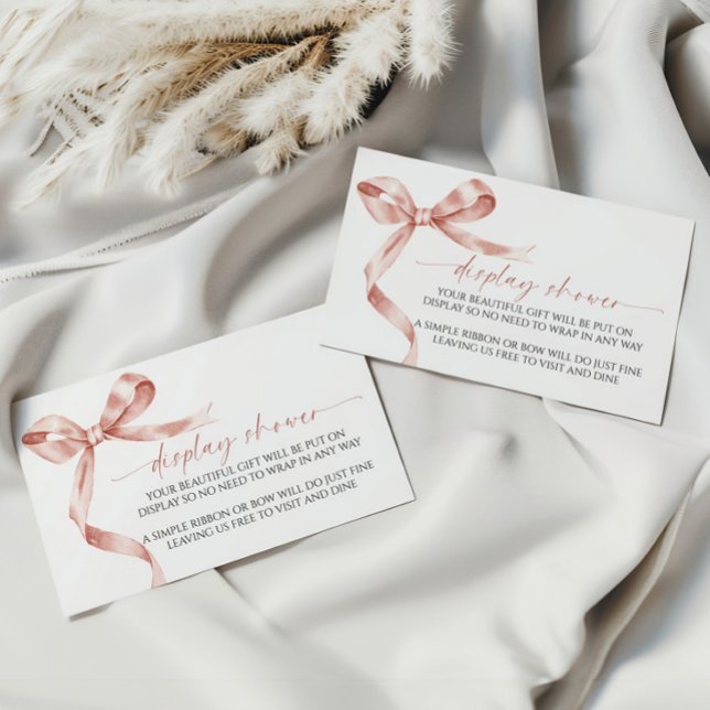 Kortet för babykläder för Mocha Bow Visning Tilläggskort (Skapare uppladdad)