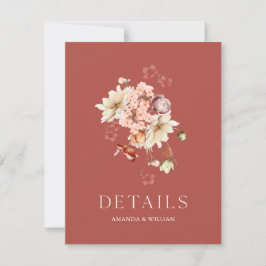 Kortet för Blommigt av elegant OSA Kort