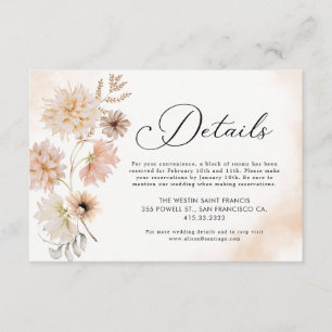 Kortet för bohemisk botanisk information om Bröllo Tilläggskort