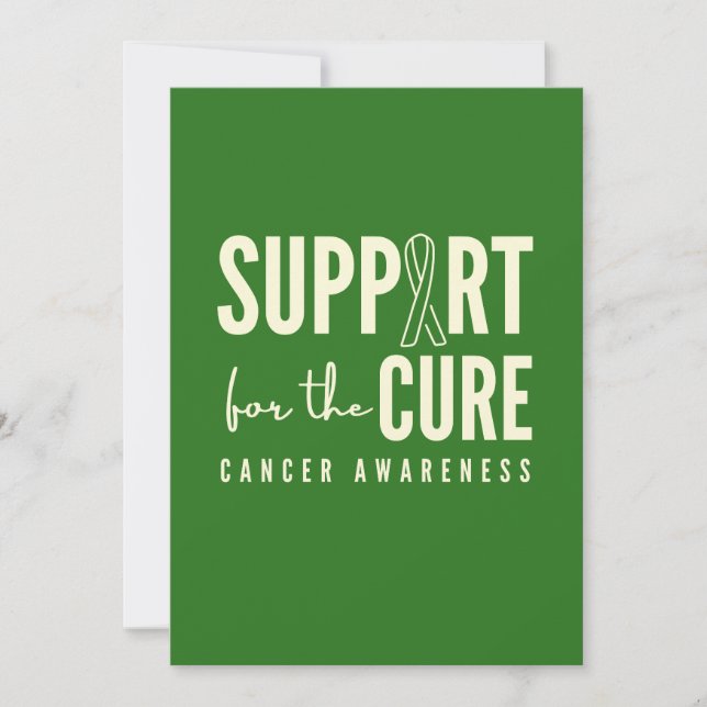 Kortet för botemedel för cancerinformation inbjudningar (Framsida)