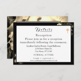 Kortet för det katolska Bröllop-höljet i elegant Inbjudningar