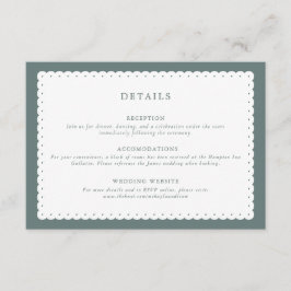 Kortet för det klassiska höljet Kant Bröllop Tilläggskort