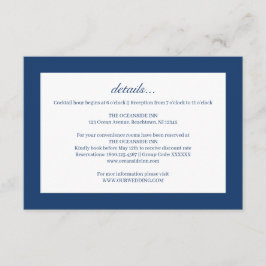 Kortet för detaljer om Shark Bröllop Tilläggskort