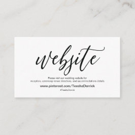 Kortet för detaljerad information om Bröllop webbp Tilläggskort