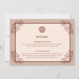 Kortet för detaljerad information om kinesiska Brö Spara Datumet