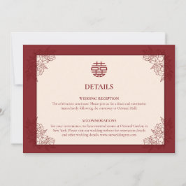 Kortet för detaljerad information om kinesiska Brö Spara Datumet