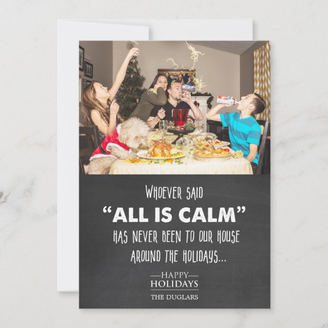 Kortet för finstilt fotopto Helgdag jul-krithälsni (Framsida)