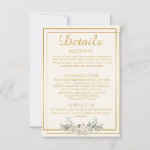 Kortet för gram- och Guld-Bröllop-detaljer
