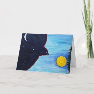 Kortet för hälsningen för den Nite jaktdagen av Kort